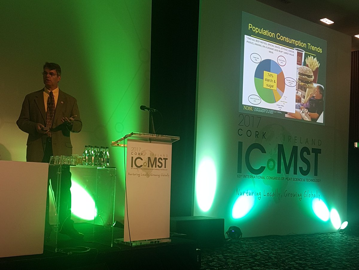 74% of calories in a fast meal come from starch &amp; sugar, yet meat is targeted as unhealthy - Eric Berg of <a href="/NDSU/">North Dakota State University</a> speaking <a href="/ICoMST2017/">ICOMST2017</a>