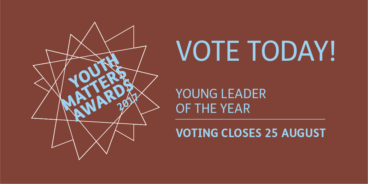 YMCAEng_Wales's tweet photo. Today we'll be featuring the five Youth Matters Awards 2017 Young Leader semi-finalists. Vote for them at https://t.co/bdW1ehHd8X #YMA17 https://t.co/b49pk8APyl