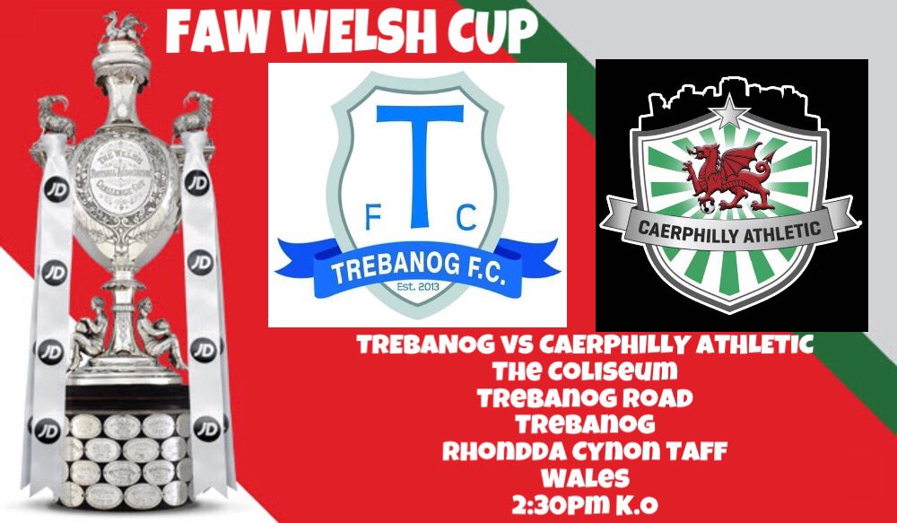 CaerphillyAFC's tweet photo. Tomorrow The A's travel away to face a very good @TrebanogFC side in the FAW Welsh Cup QR1. 

Support The Boys! 💚

#TheAs #StrengthInNumber https://t.co/ttfAKjqAtU