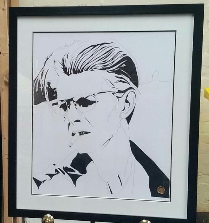 #bowie #iconic #art 
Framed print  £250 X