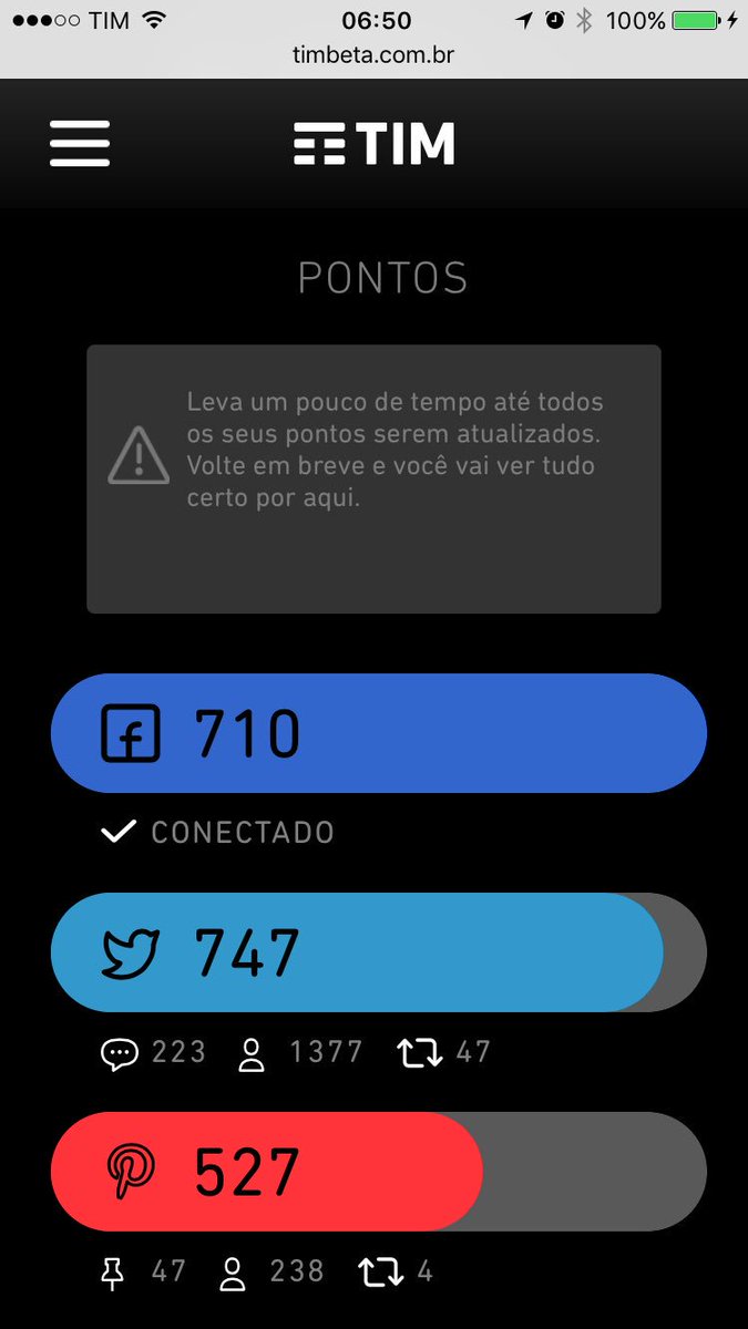 Bom dia, meus amores! Chegando lá, com a ajuda de vocês! #RETWEET #Betaquerserlab #Betaajudabeta #TimBeta