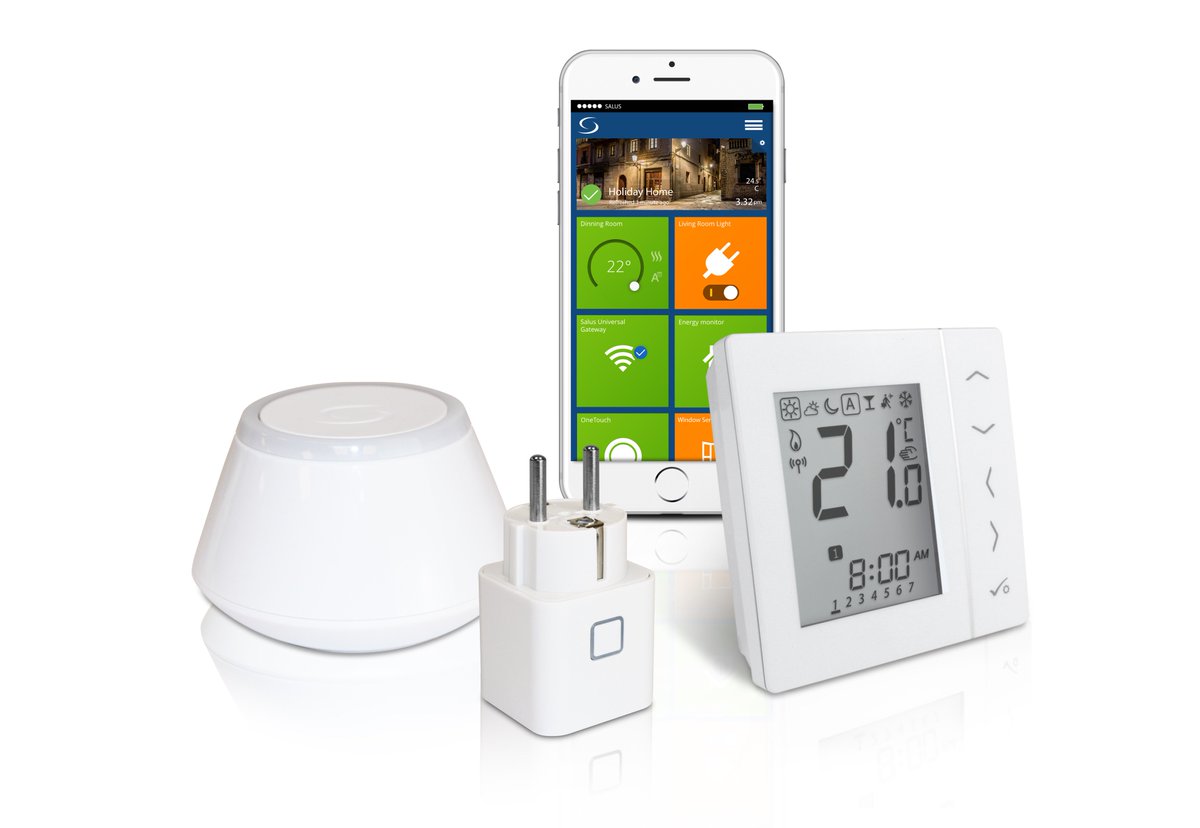 De SALUS Smart Home… Eenvoudig te installeren en makkelijk in gebruik #SmartHome #Domotica