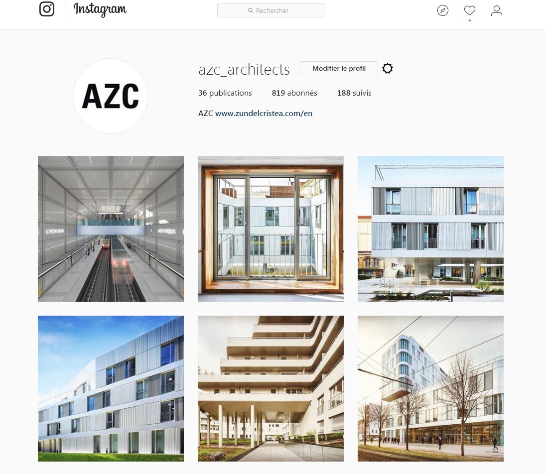 Suivez-nous sur notre compte <a href="/instagram/">Instagram</a> #rentree2017 
instagram.com/azc_architects/   
#azc #architecture #projets #workinprogress #photography