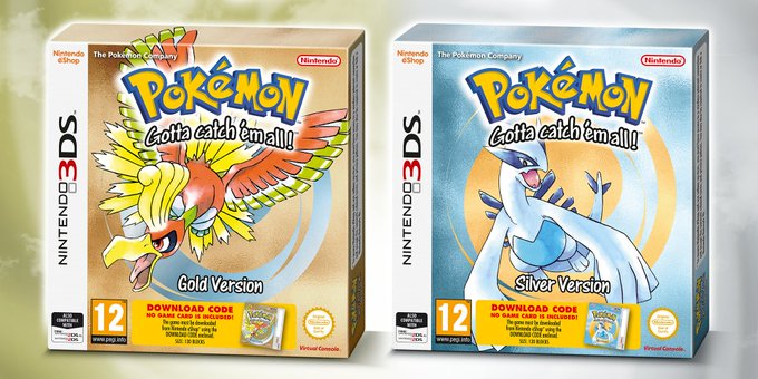 Pokemon and Silver getting 3DS download codes in a | NeoGAF