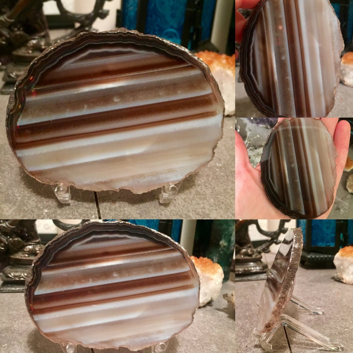 sunmoonandearth's tweet photo. #brownagate #crystal #agate 😍 check out our #etsyshop 🙌 👏 https://t.co/RdvybJz77b