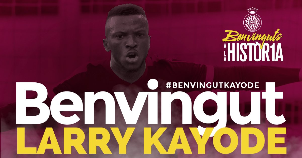 GironaFC's tweet photo. El golejador de la Bundesliga austríaca reforçarà l’atac. Arriba cedit del @ManCityCatala 
👉 https://t.co/9GteWbCLP5
#BenvingutKayode https://t.co/bsvQBR9qy4