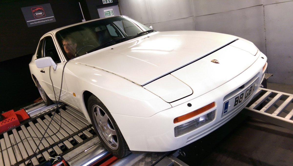 DanFurr's tweet photo. Today's fun at #DynoDevelopments 😎 #Porsche944 #944Turbo https://t.co/6lWs6iBeGh