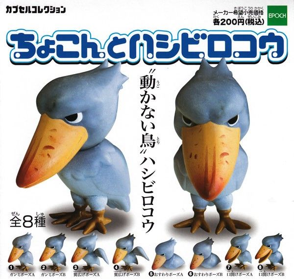 gachaxpompom's tweet photo. 『ちょこんとハシビロコウ』再販決定 
【詳細＆予約】　https://t.co/2X4H9lqGH0 https://t.co/wVjZqgsE6o