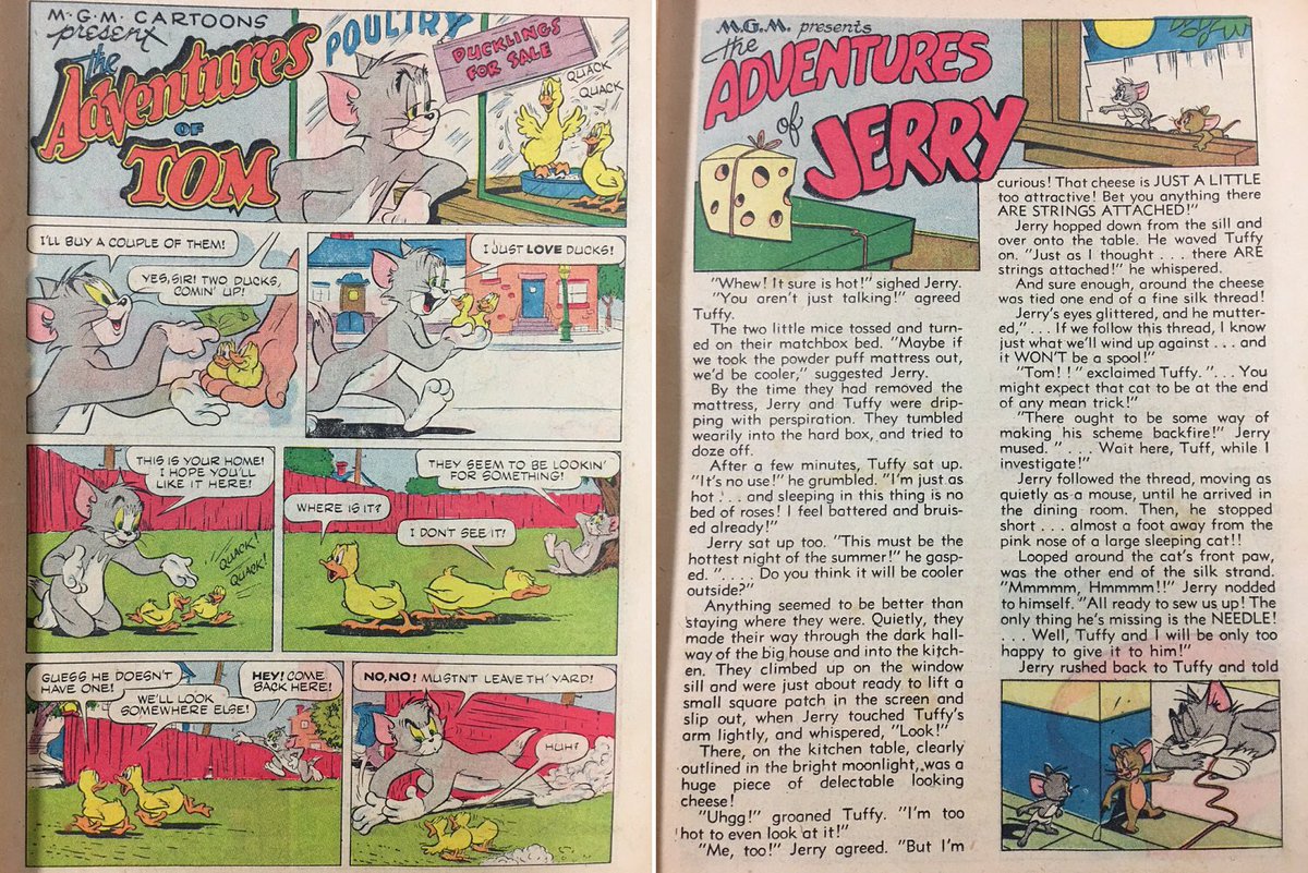 アットワンダーのアメコミコーナー 50年代コミック新入荷 トム ジェリー73号 トムとジェリーとときどきタフィー その他mgmカートゥーンの面々が賑わす愉快な50ページ タイトルロール２名にはそれぞれソロコーナーも