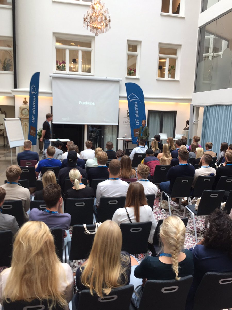 UFsthlm's tweet photo. Sparkar igång en spännande och fullmatad höst med alumni weekend. Tema #fuckups #ufalumni @UFsthlm https://t.co/6G2iXRZ7sp