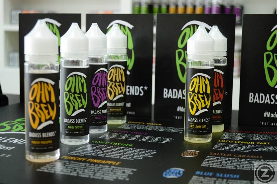 Check out <a href="/ohmbrew_eliquid/">ohmbrew eliquid</a> #madeinbelfast and bursting with flavour! We have samples in store so drop in and try for yourself. #ukvapers