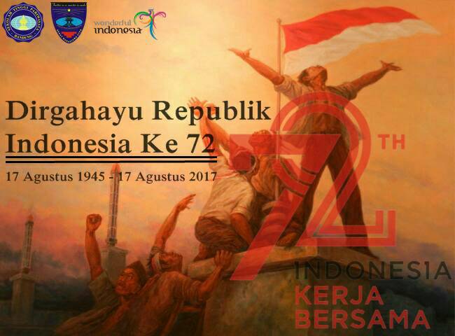 Dirgahayu Tanah Air-ku. Indonesia #IndonesiaKerjaBersama