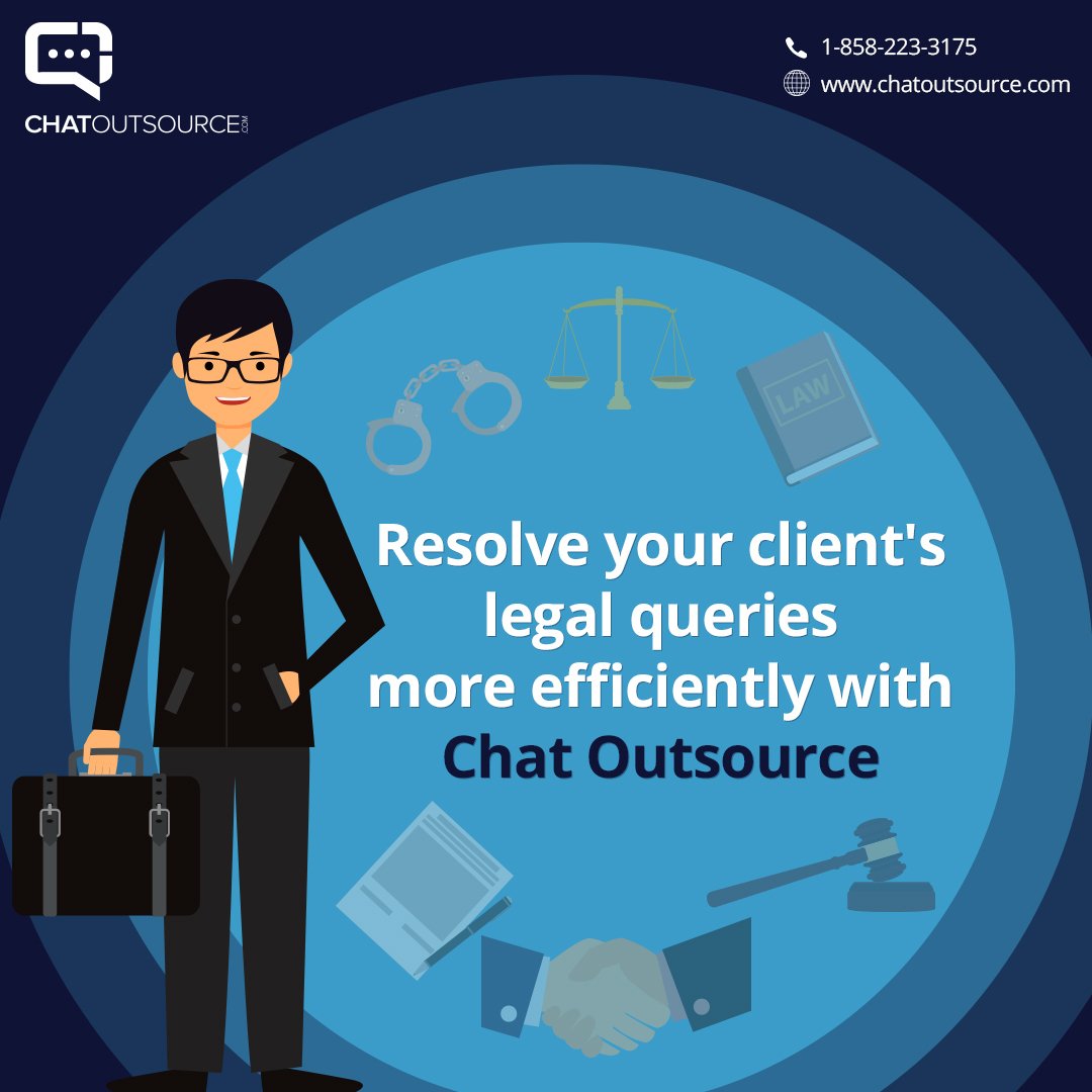 Chat_Outsource's tweet photo. Resolve your client's legal queries more efficiently with Chat Outsource. #ChatOutsource #LiveChat https://t.co/5mk3sY0W08
