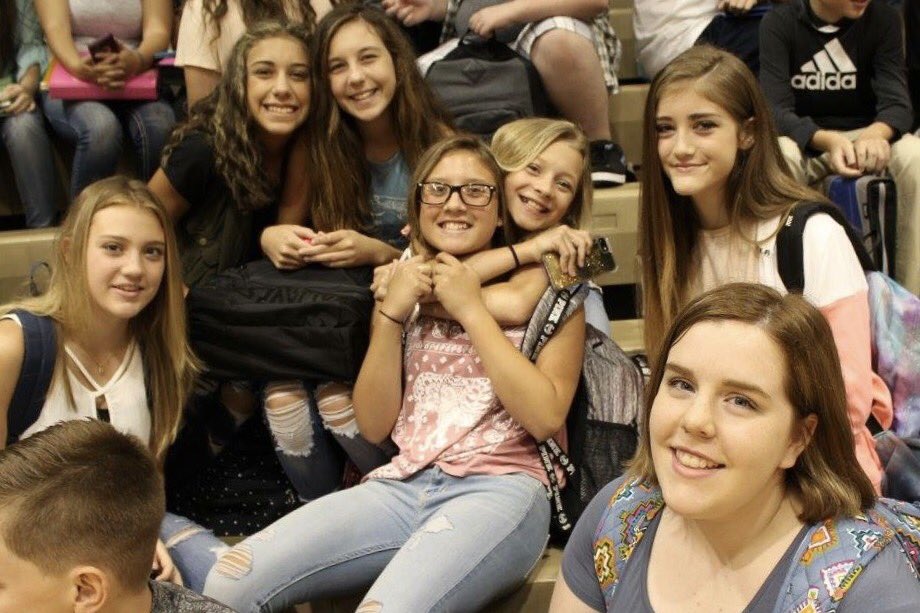 BCS_WV's tweet photo. 🤗Madison Middle School students are excited to be back at school ... "It is great to see all of your friends once again."🦋 https://t.co/5fTr3Kysjb