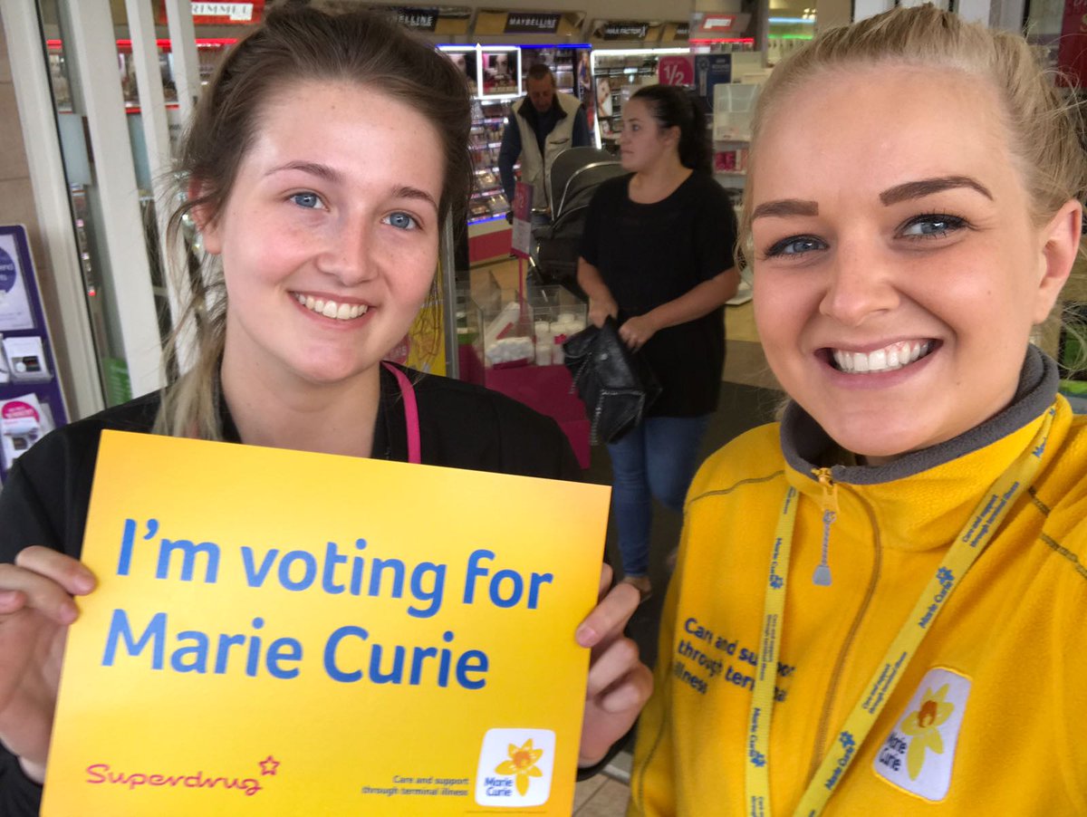 MarieCurie_SY's tweet photo. #VoteMarieCurie to be @Superdrug's charity partner so we can support more people living with a terminal illness https://t.co/74LxkXpEGB https://t.co/wRYlPZAS9e