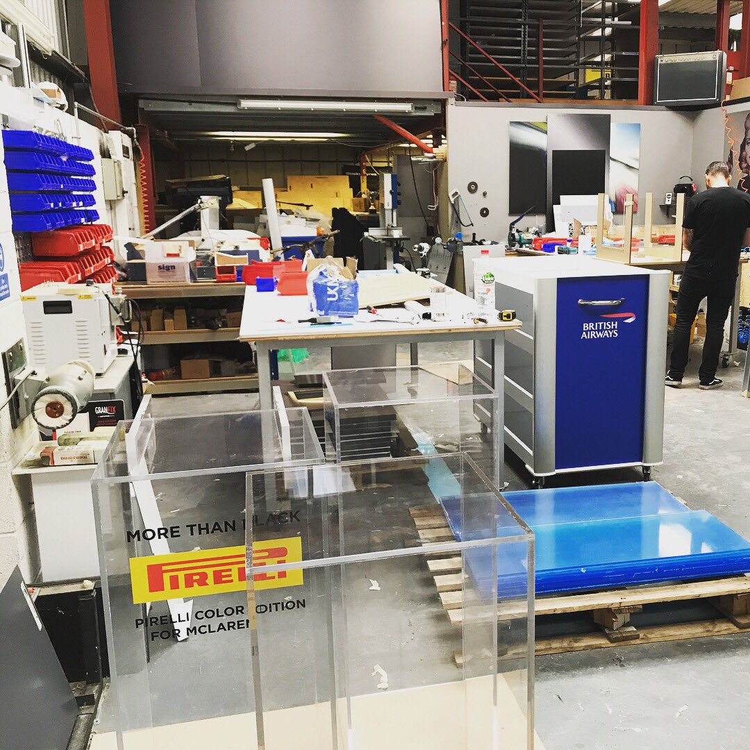 Acrylic #fabrication. Comprehensive services from Daytona Visual. Call 01827 54551 or visit daytonavisual.com
