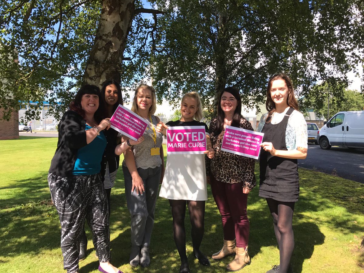 MarieCurie_SY's tweet photo. We've cast our vote and it was really easy! #VoteMarieCurie to be @Superdrug's charity partner https://t.co/74LxkXpEGB https://t.co/OvkzDCdmMF