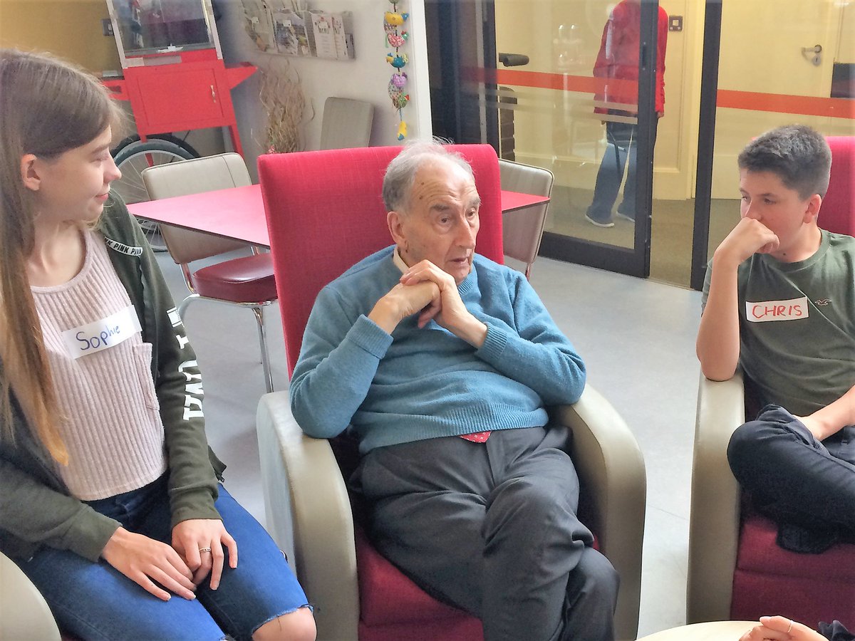 KocoBuilding's tweet image. Group of  young people, as part of their National Citizen Service, helped to deliver activity sessions at the Earlsdon Retirement Village