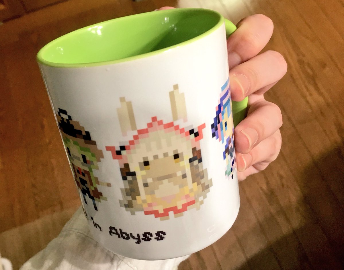ぬえ メイドインアビスのマグカップ印刷してきたーーー ぬえ メイドインアビスのマグカップ印刷してきたーーー