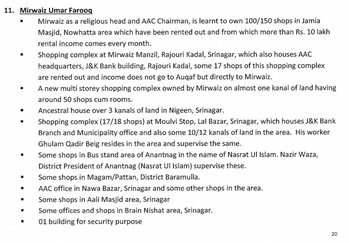shailen_pratap's tweet photo. @shaileshmishra @INCIndia @amitrajwant @agniveer @aquarius_ankit @AnjuNagarajan @azadrayrabi @akashsoni74 @Anirudh_SR @akshayjanalia1 @AnupamkPandey @amanpandey1805 @banwali_patel @budhasmhajana @BabluKu60127230 @subhashbrala @TheBabriMasjid @MrBittukumar1 @BarhamaY @BalluJaggi @Balmain @bainjal @cgalgale @chanakya758 @carlo_villaruz @Civil_Er_Gaurav @chitranjan @Sahabat_Cilacap @StandUpCiledug @Acallfrom1945 @Caterertweets @cebudailynews @misra_devi @DrSinghAnuj @dhakadjatin @Dileepsingh602 @D_PandeyG @divyasandeshup @DeepakS74310650 @DeoraDevraj @DevangVDave @Dayal_namobhakt @EkHinduustani @EncapsulatdSoul @erpankajvyas @EkRashtraBhakt @EkJanSevak @engineervivek @EnfielderPranav @e174bd3b0cac4f7 NIA discovers undisclosed property of Napak funded Kashmiri Terrorist mirwaiz umar farooq.
#KillThePigs
13/n https://t.co/9iY47tb8HP