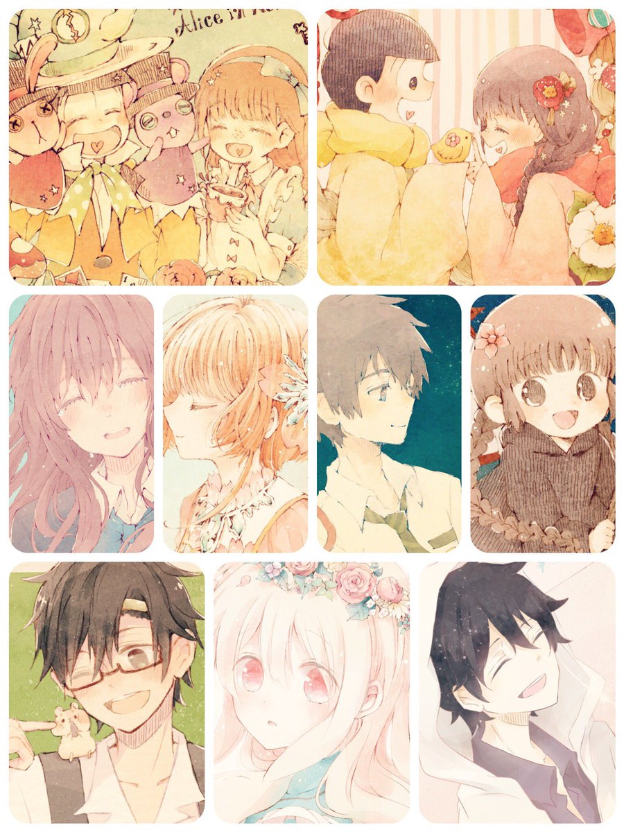 #繋がらなくていいから俺の描く顔をみてくれ

幸せそうに笑ってる顔を描くのが好き(❀'˘`❀) 