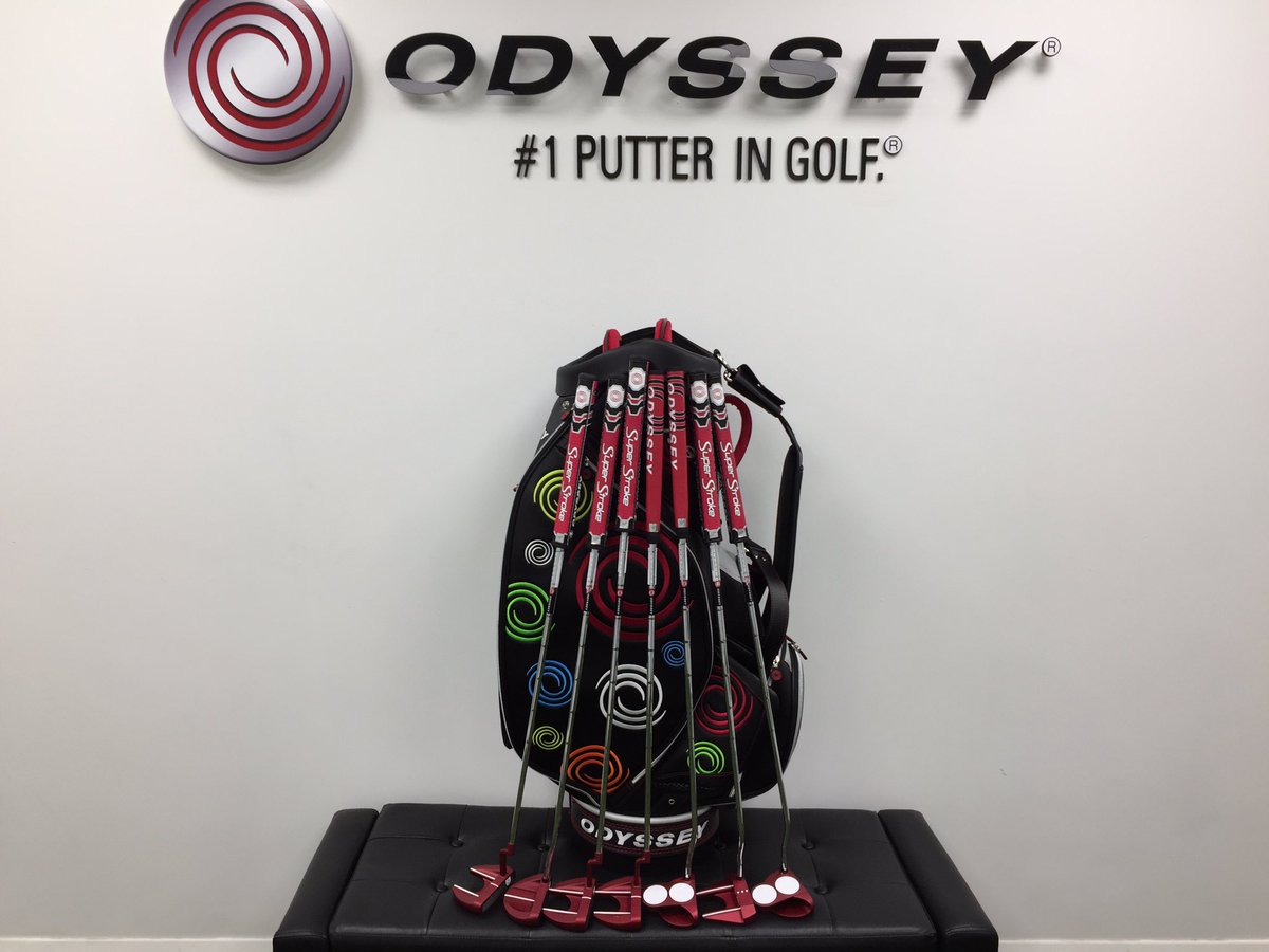 NickSotoGolf's tweet photo. Loving the new @odysseygolf Red range. Available for @SAM_Sports fittings @NorthamptonGC. @nat_dennis @CallawayGolf #putterfit #oworks https://t.co/fiZ8vAbss3