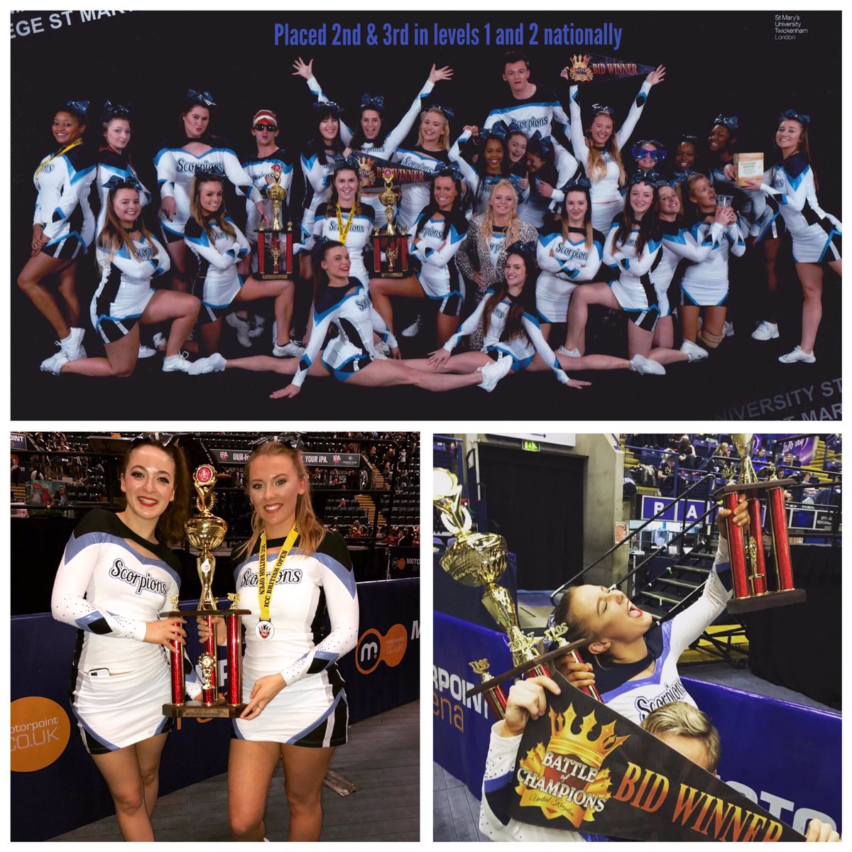 ChloeFarenden's tweet photo. We (@StMarys_Cheer_) are looking for sponsors for our university cheerleading team! For more info or if your interested pls contact me https://t.co/lKJhFSuYI9