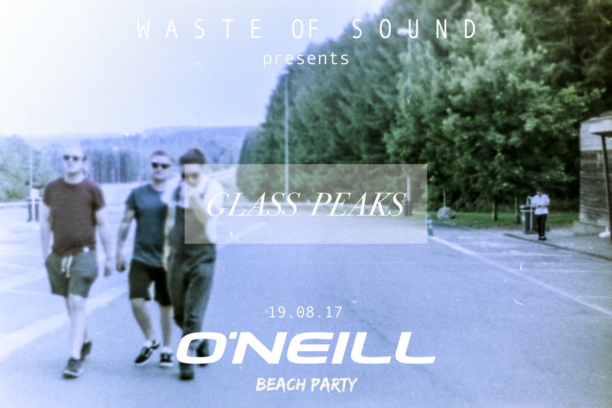 Who's excited to see <a href="/glasspeaksband/">GLASS PEAKS Λ</a> this Saturday?! Playing at O'Neill Bluewater at 12pm! Come down to check out their set and our line up!