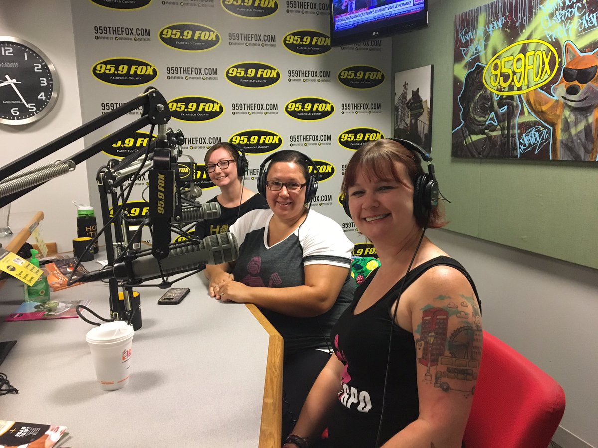 Hanging out with <a href="/RhymesWithPen/">Ken Tuccio</a> <a href="/FirstThingFC/">First Thing</a> <a href="/959thefox/">95.9 THE FOX</a> this morning! #ctgpo #gpo #hophoney #girlsdrinkcraft