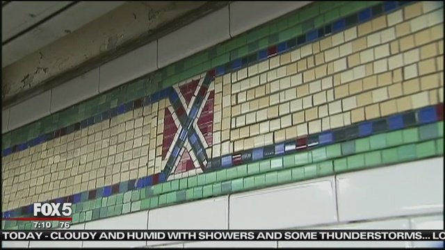 Confederate flag 'looking' tiles to be removed from subway dlvr.it/PfxT2y
