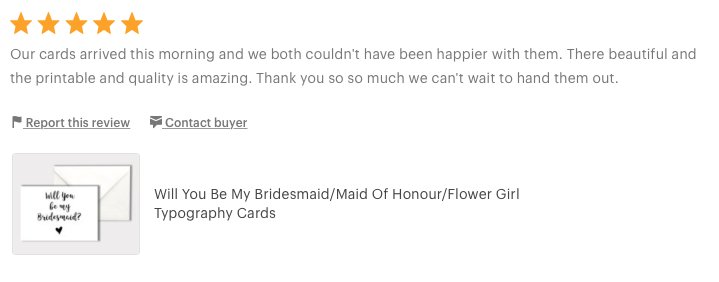 InkPaperPrint_'s tweet image. We love receiving feedback like this, You guys really are the best! #Etsy #Cards #Wedding #Bride #Bridesmaid #Ido etsy.com/uk/shop/InkPap…