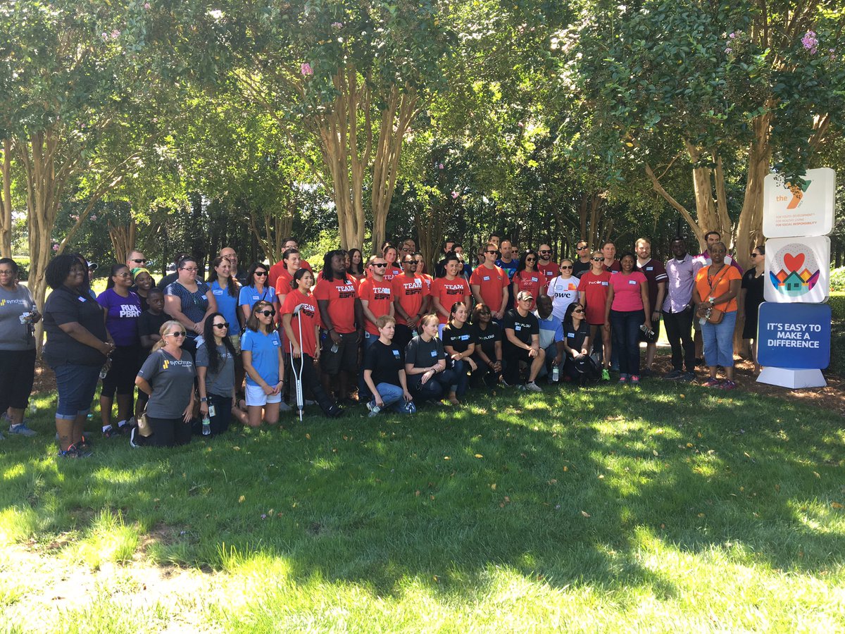 goBallantyne's tweet photo. Togetherhood volunteers from #BCPCommunity are setting out to help prepare four @CharMeckSchools for the start of the school year! https://t.co/BxqPipy3BQ