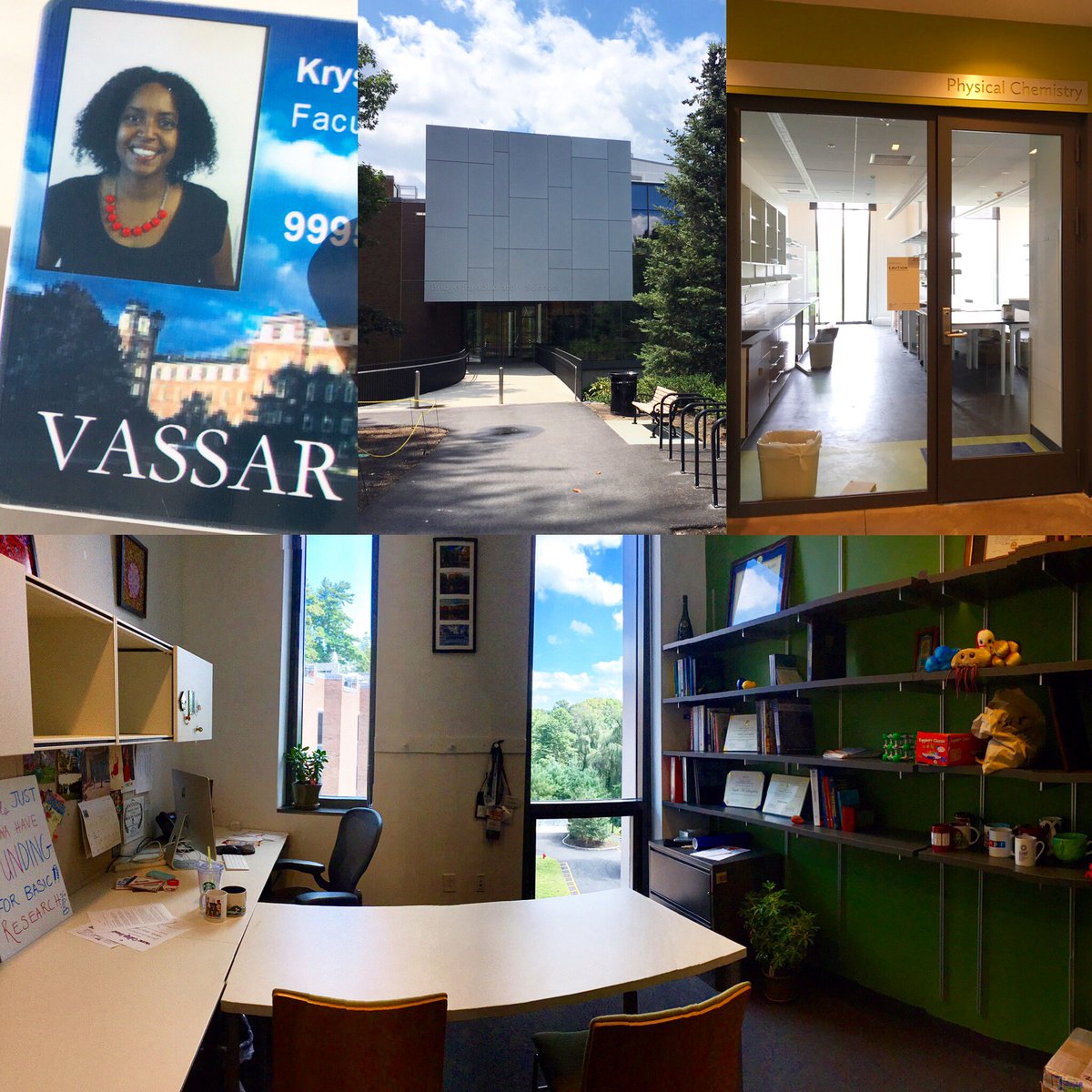 biophyskrys's tweet photo. SO EXCITED to start @Vassar! Can't wait to meet students, teach #chemistry, &amp; start my own #ProteinCrystallography lab group! #NewProf #YAY https://t.co/12PH8YY3MZ