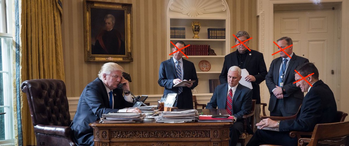 StrebelLuca's tweet image. #Trump: #YoureFired. #Priebus, #Bannon, #Spicer and #Flynn. #WhoIsNext