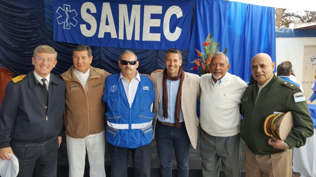 GestionGalindez's tweet photo. Acompañamos a @samecsalta en los actos por los 30 años de servicios. En el abrazo al Dr. Mario Palacios saludamos a todo el equipo. Gracias! https://t.co/ihVYKsHIqj