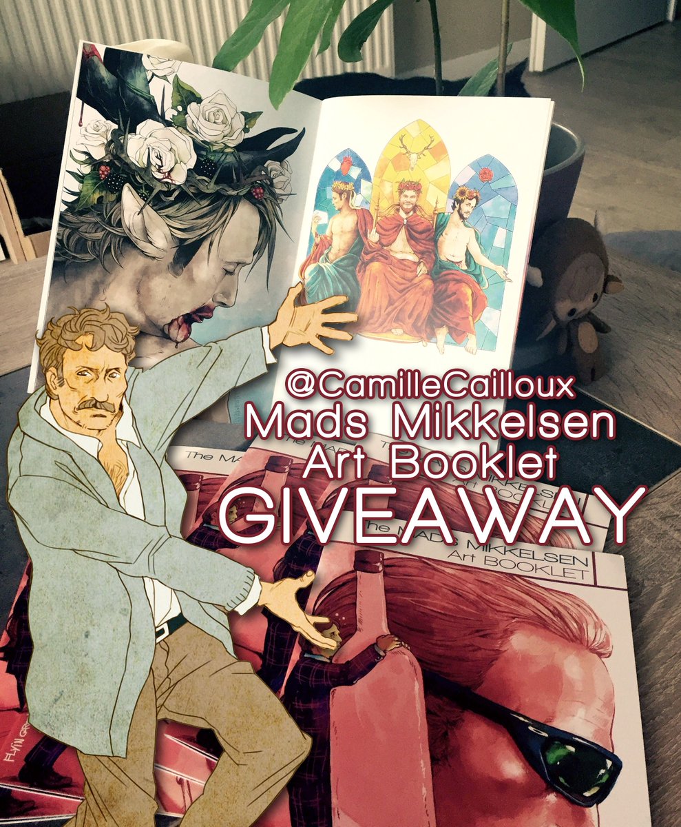 CamilleCailloux's tweet image. The Mads Mikkelsen ArtBooklet GIVEAWAY!
FOLLOW ME AND RETWEET THIS TO GET A CHANCE TO WIN ONE OF THE 6 BOOKLETS
ENDS ON AUGUST THE 31.