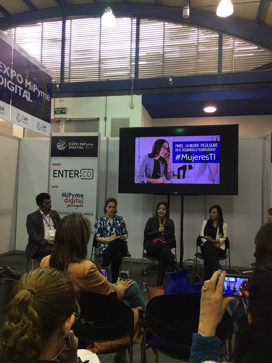 Rompiendo paradigmas! Las mujeres en tecnología salimos del anonimato. #mujeresTI #EXPOMiPymeDIGITAL