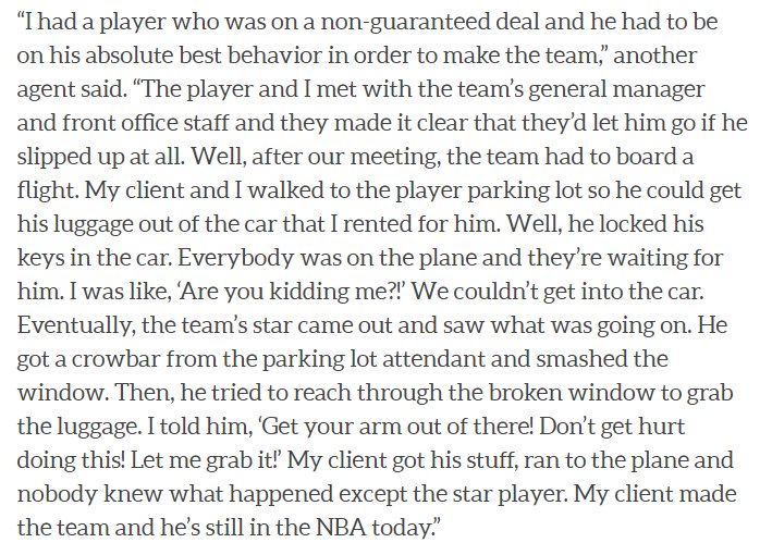 AlexKennedyNBA's tweet image. NBA agents have amazing stories. Here are some of my favorites from this piece: hoopshype.com/2017/05/08/an-…