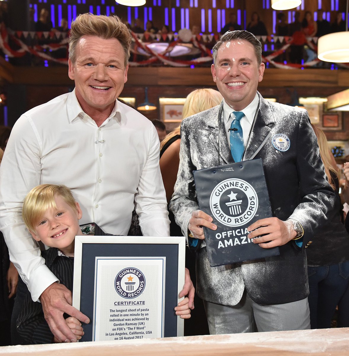 Season one of <a href="/TheFWordFOX/">The F Word</a> with <a href="/GordonRamsay/">Gordon Ramsay</a> ended with Gordon achieving a second record title! > bit.ly/GWR-FWordFinale