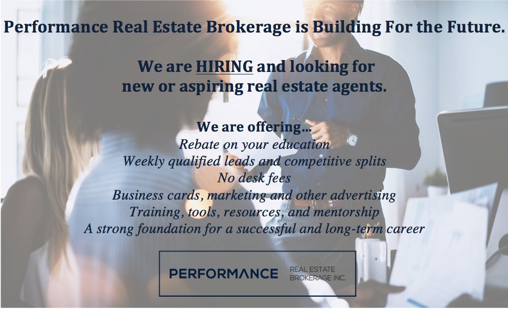 PerformancePM_'s tweet image. Performance Real Estate Brokerage is hiring new or aspiring agents. Learn more here: torontorealestatebrokerage.com/performance-re…