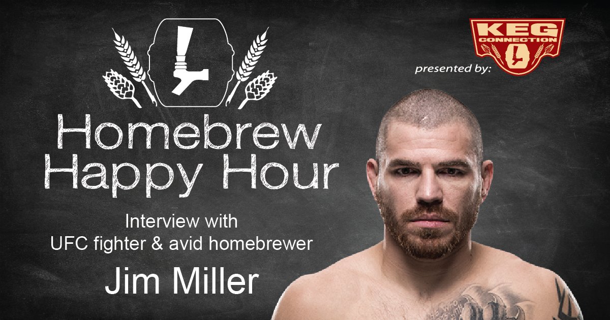 HomebrewHappyHr's tweet photo. Episode 52 of our #homebrew #podcast is an interview w/ @ufc lightweight fighter @JimMiller_155!  

https://t.co/HUdcgikq5n https://t.co/mN02yLF0n6