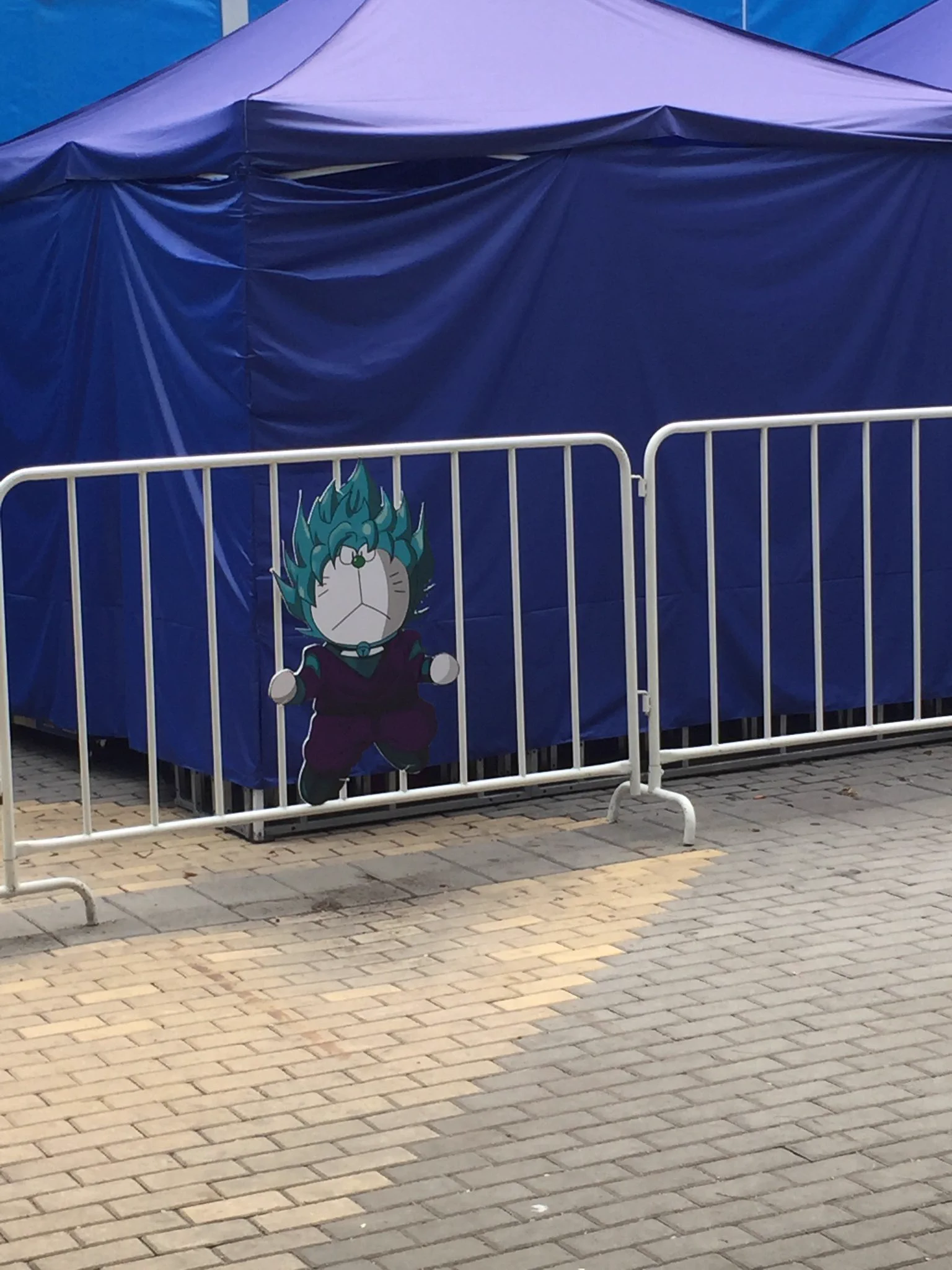 これは酷いｗ中国の公園でドラえもんと夢のコラボのやばい絵が大量発生ｗｗｗ