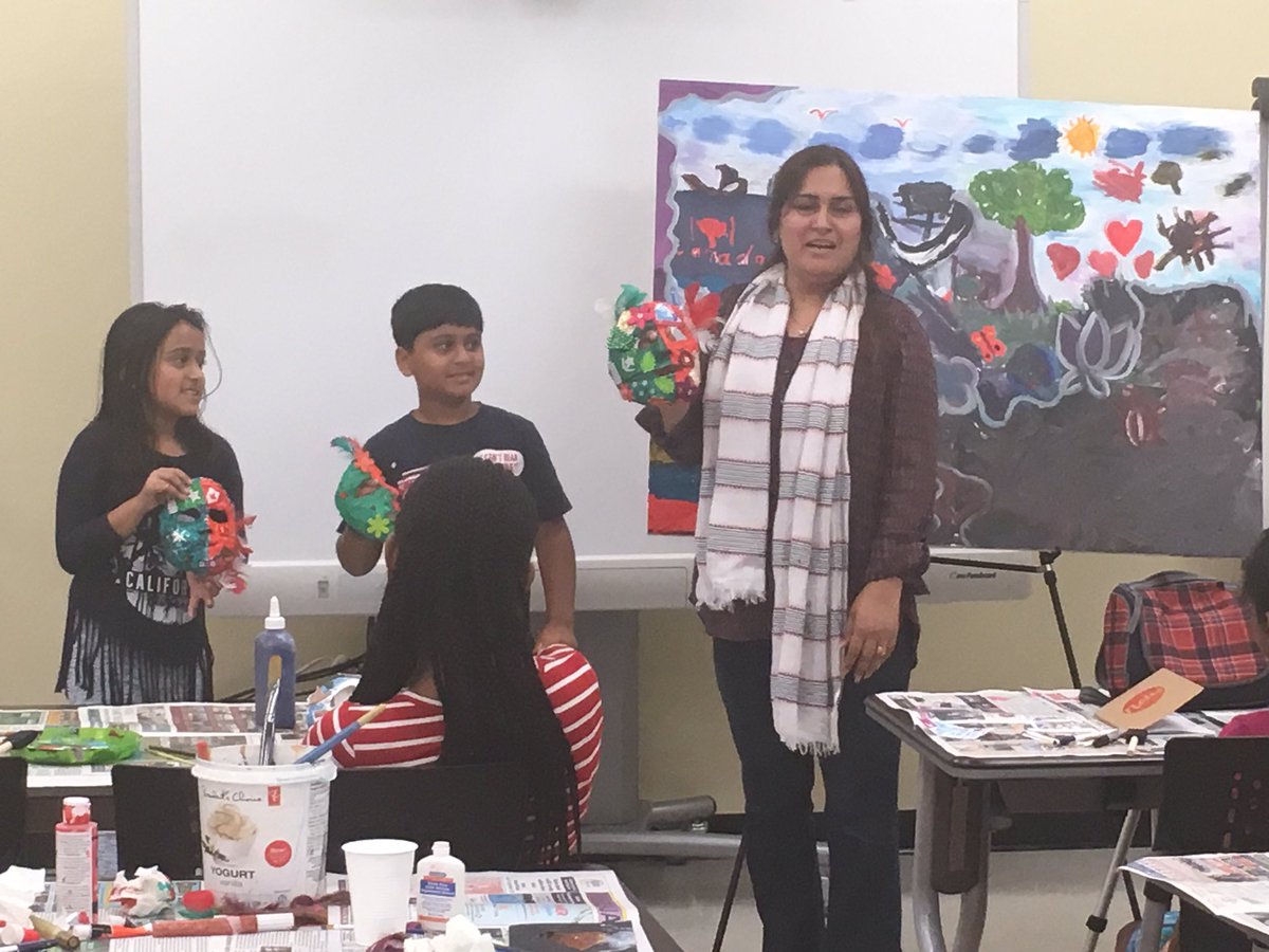 CDCDurham's tweet image. Participants of Creative Community Art Project showed off their final masks &amp;amp; shared how their home countries and Canada inspired their art