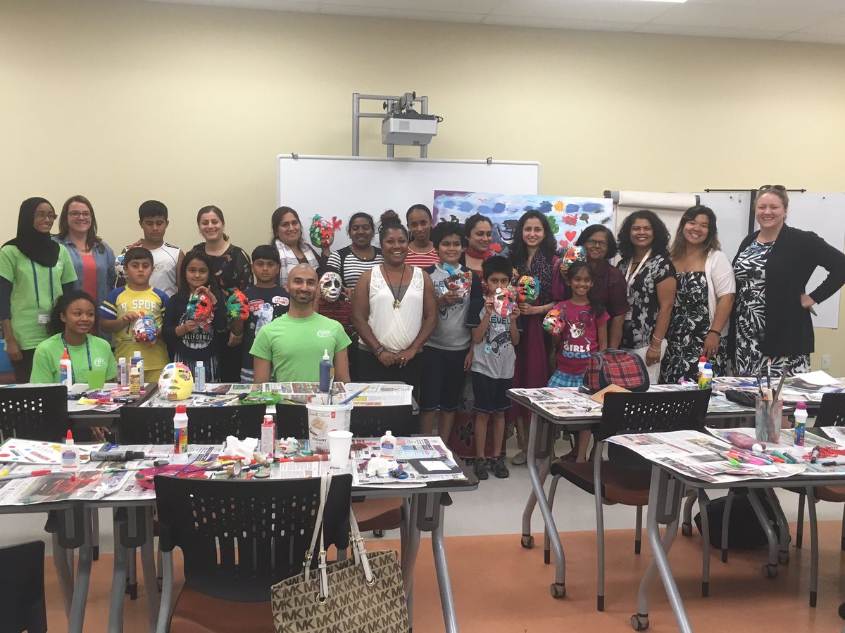 CDCDurham's tweet image. Participants of Creative Community Art Project showed off their final masks &amp;amp; shared how their home countries and Canada inspired their art