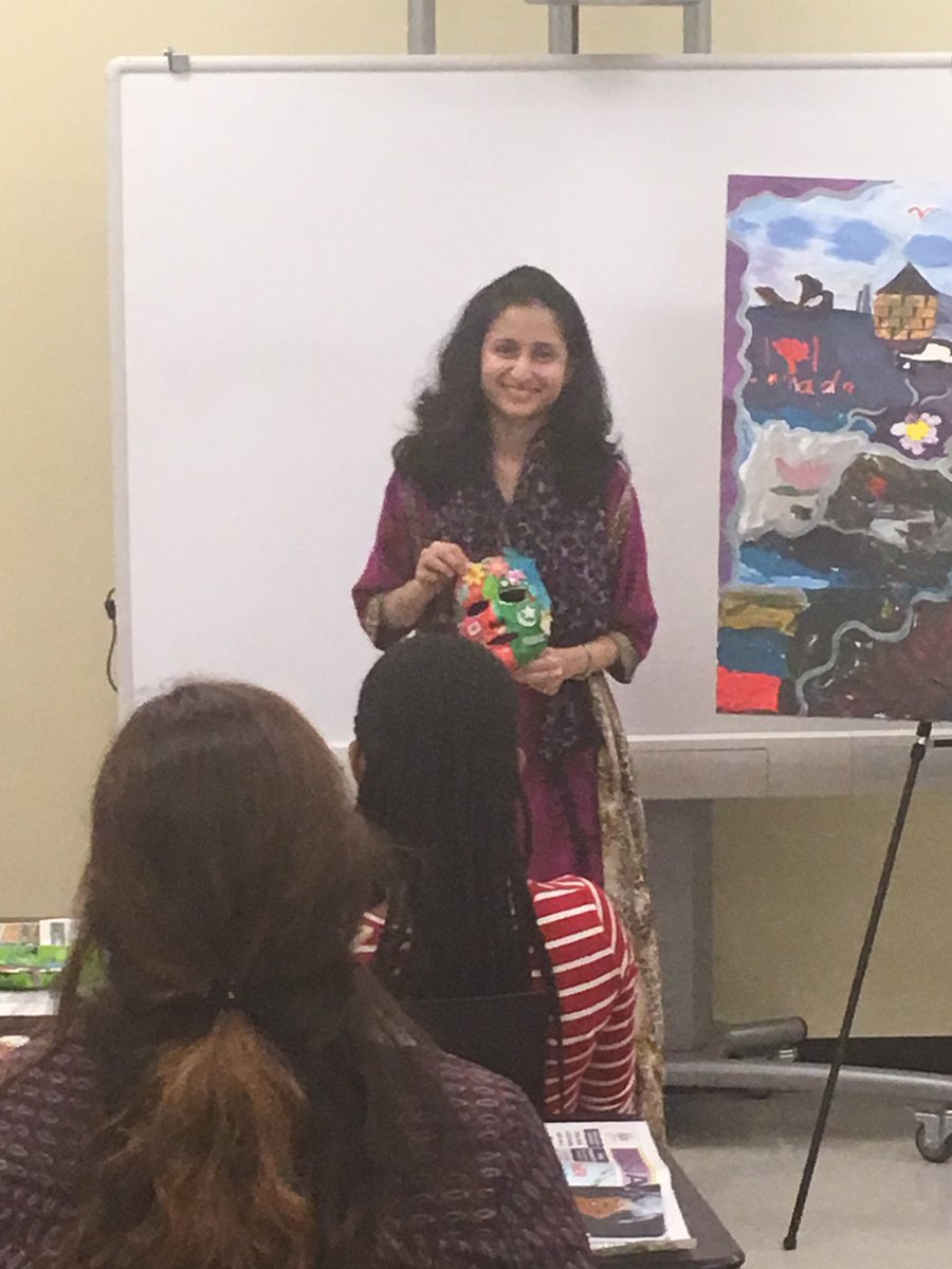 CDCDurham's tweet image. Participants of Creative Community Art Project showed off their final masks &amp;amp; shared how their home countries and Canada inspired their art