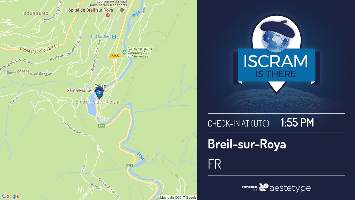 ISCRAM is There tweet media