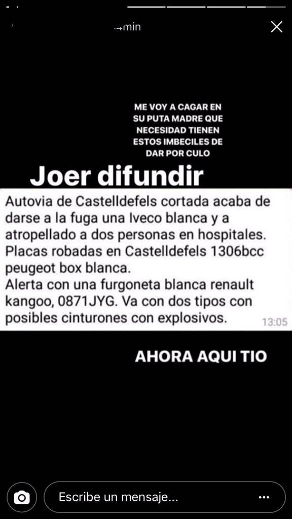 mossos's tweet image. Hi insistirem tant com calgui: NO feu difusió d'informacions q corren per la xarxa i q no surten de fonts oficials! No creem falses alarmes