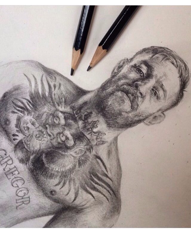 artamatix's tweet photo. Conor McGregor @TheNotoriousMMA 👊 Sketch  #MyArt🎨 https://t.co/yGF8tnDMNR