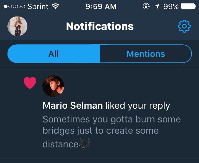Syd__H__'s tweet photo. Wait what?!? This just made me sooo happy... wow. I really needed this. ❤️☺️ @itsMarioSelman https://t.co/3UEThtoUQV