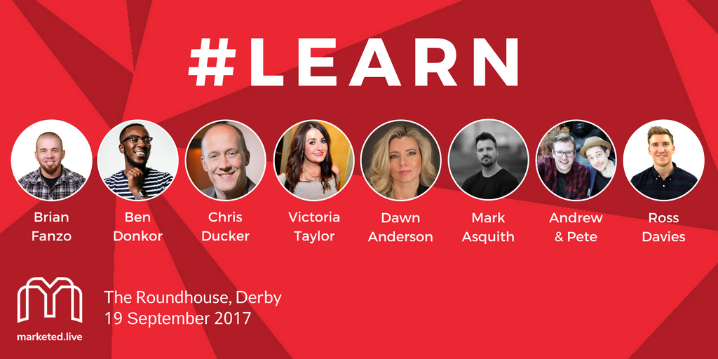 Shout out to our friends at <a href="/marketedlive/">MarketEd.Live®</a> 
This is a must attend #Marketing conference in Derby 19/09/17
buff.ly/2vI9Gal